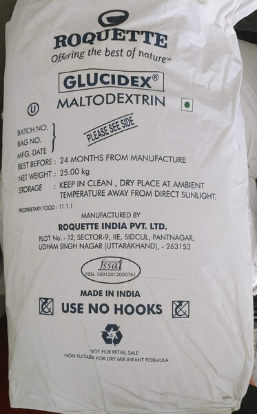 Maltodextrin (Đường Malto) - Roquette ấn độ - Phụ Gia Thực Phẩm Nhật Thành - Công Ty TNHH Sản Xuất Xuất Nhập Khẩu Nhật Thành
